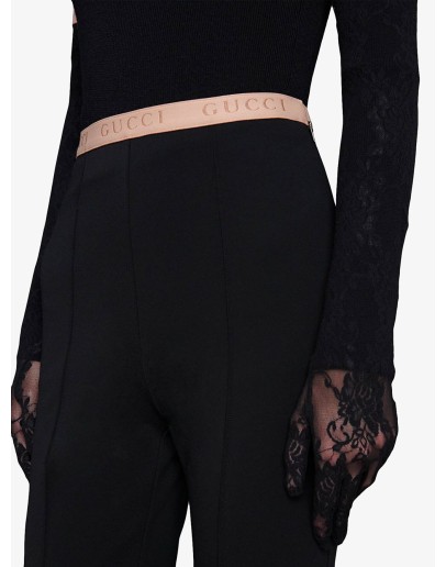 logo waistband leggings