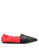 colour-block ballerina shoe
