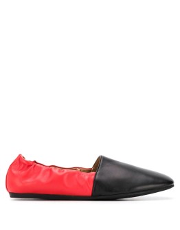 colour-block ballerina shoe