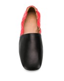 colour-block ballerina shoe