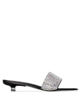 Ceni 30 crystal strap mule sandals
