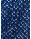 Gancini print silk tie