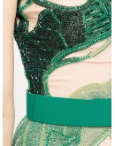 embroidered sleeveless jumpsuit