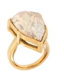 Gallery crystal-embellished ring