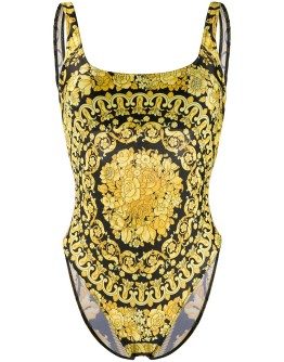 Barocco print swimsuit