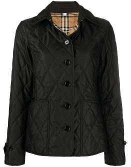 diamond quilted thermoregulated jacket