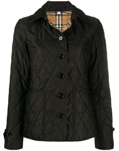 diamond quilted thermoregulated jacket