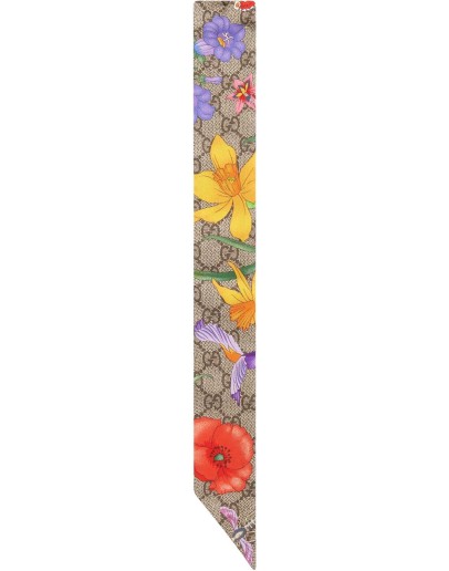 Flora pattern scarf