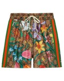 GG Flora print shorts