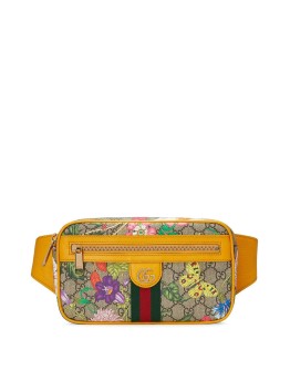 Ophidia GG Flora belt bag