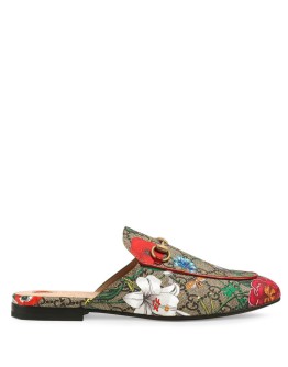 Princetown GG Flora print slippers