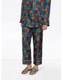 Princetown GG Flora print slippers