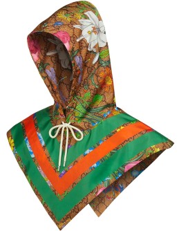 GG Flora print hood
