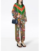 Flora GG Supreme pattern track pants