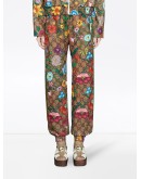 Flora GG Supreme pattern track pants