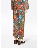 Flora GG Supreme pattern track pants