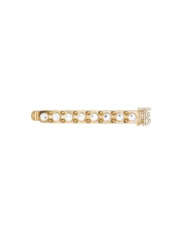 crystal monogram motif barret