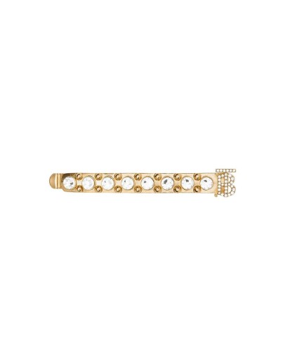 crystal monogram motif barret