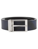 reversible London Check belt