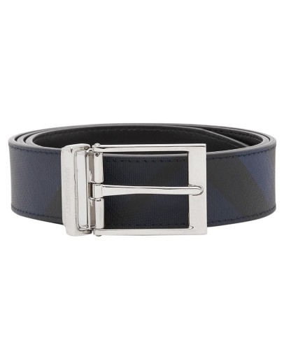 reversible London Check belt
