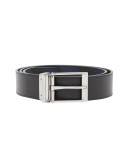 reversible London Check belt