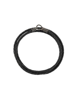 wrap-around leather bracelet