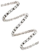 crystal spiral earrings