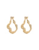 Diana 18kt gold-plated crystal drop earrings