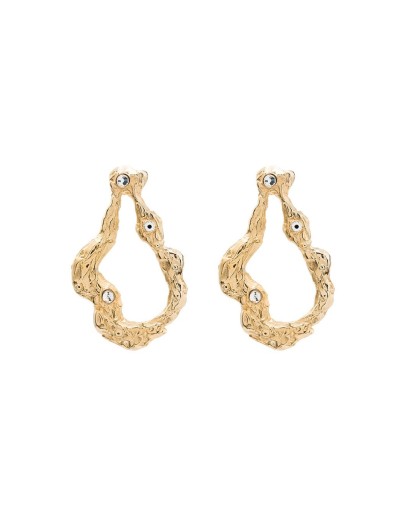 Diana 18kt gold-plated crystal drop earrings