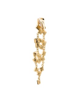 gold-tone crystal drop earrings