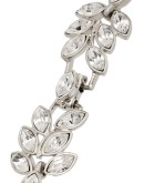 crystal-embellished leaf necklace