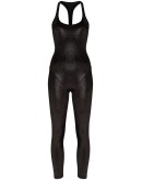 cut-out racerback jumpsuit