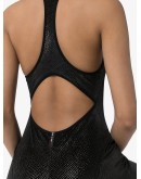 cut-out racerback jumpsuit