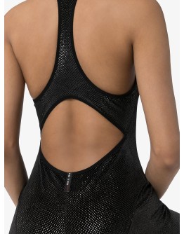 cut-out racerback jumpsuit