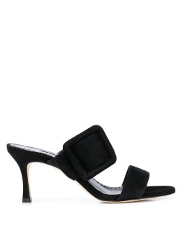 Gable open-toe mules