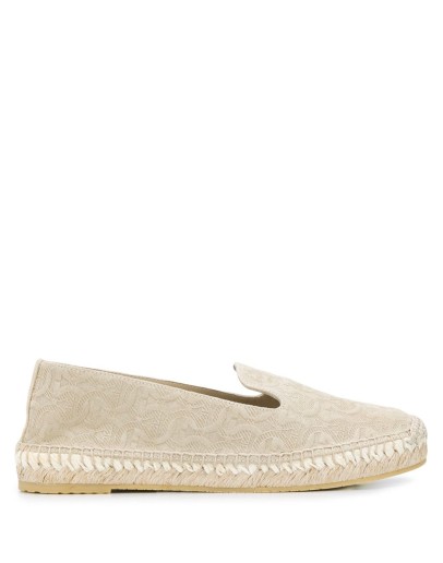 Gancini pattern espadrilles