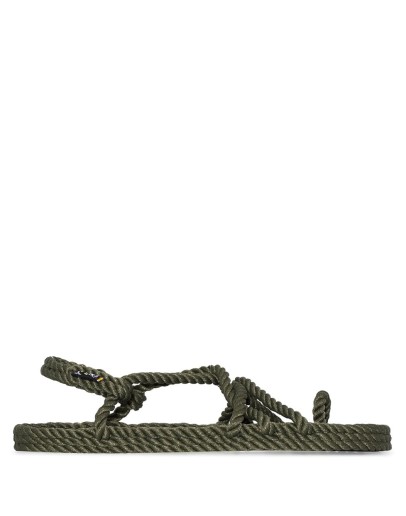 Green Toe Joe rope sandals 