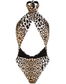 Italian Stallion leopard-print swimsuit