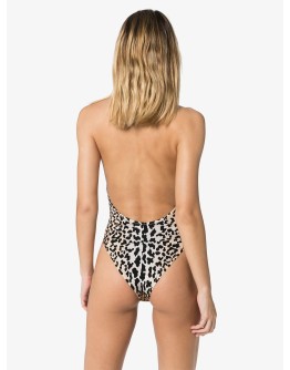 Italian Stallion leopard-print swimsuit