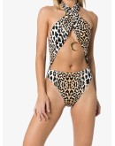 Italian Stallion leopard-print swimsuit