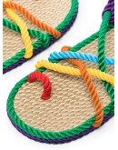 Toe Joe rope-strap sandals