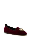 Devotion velvet ballerina shoes