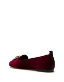 Devotion velvet ballerina shoes