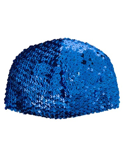 sequin-embellished hat