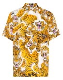 tiger-print shirt