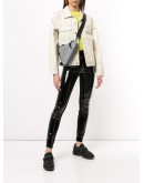patent faux leather leggings