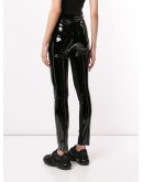 patent faux leather leggings