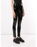 patent faux leather leggings