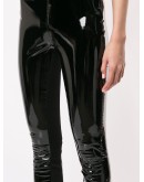 patent faux leather leggings