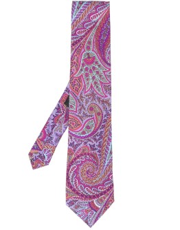 paisley print tie